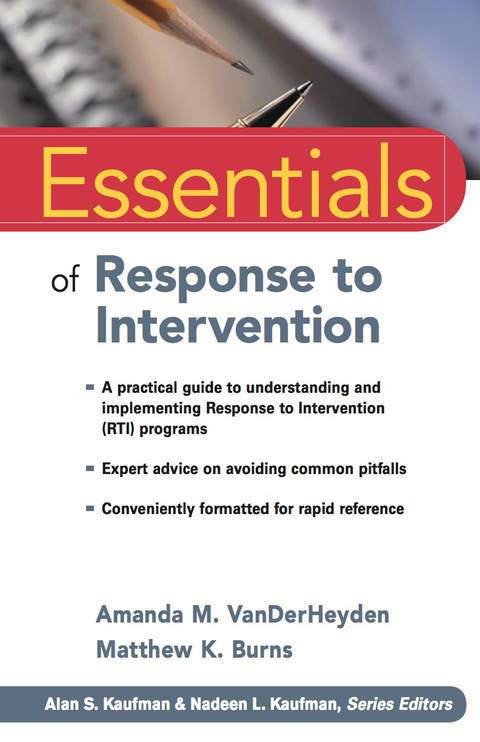 Essentials of Response to Intervention